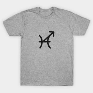 Pisces and Sagittarius Double Zodiac Horoscope Signs T-Shirt